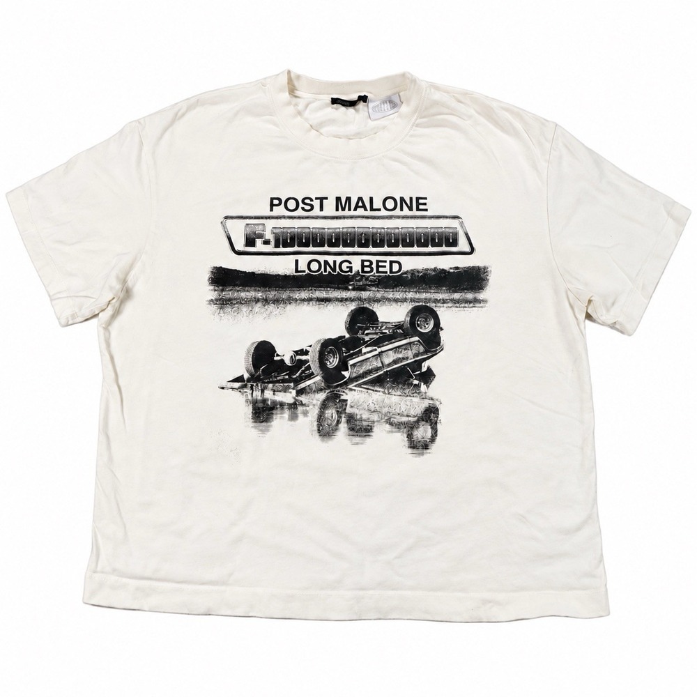 Zara Post Malone F-1 Trillion Long Bed Graphic Album Merch T-Shirt Mens XL VTG